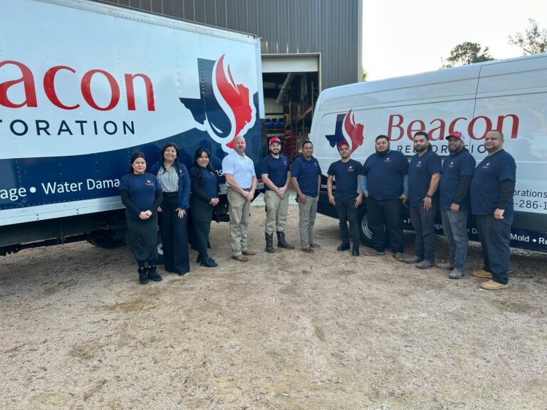 Beacon Restoration Services team ready to serve with mold removal and restoration services in Montgomery, Spring & College Station, TX