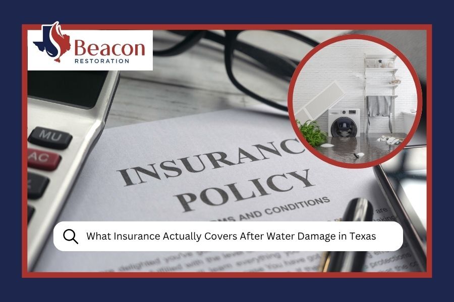 What Insurance Actually Covers After Water Damage in Texas